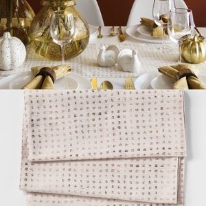 Project 62 Hatch Table Runner Rose Gold 72” x 14”